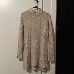 Old Navy Knit Sweater Dress — Color: Tan/Cream — Size: M [BRAND NEW]